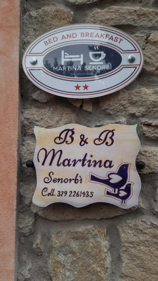 B&B Martina Senorbi Eksteriør billede